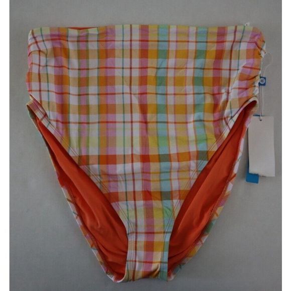 Bleu Rod Beattie RBHS22117 Sz 12 Multi Hip To Be Square Printed Bikini Set $150 - Picture 4 of 14